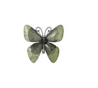 3MOG7Y1 Broches de cristal unisex con diseño de mariposas para mujer, para banquetes, fiestas, mochilas, accesorios, S, Ágata