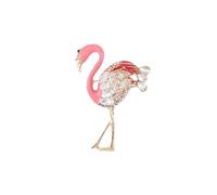 3MOG7Y1 Broches de Flamingo de diamantes de imitación para mujer, alfileres de pájaro animal, accesorios de mochila de fiesta para banquetes, Small, Ágata