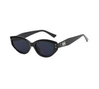 3MOG7Y1 Gafas de sol para mujer, a prueba de polvo, resistentes al viento, UV400, negro/gris, Medium