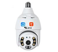 3MP TUYA SMART LIFE SMART Outdoor Bulb Lámpara Cámara Wifi IP PTZ IR IR VISIÓN NUESA DE SEGURIDAD DEL HOGAR AUTO SALIDA DE VIDEO DE VIDEGACIONES