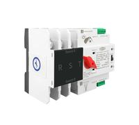 3P 3 fases Din Rail ATS for PV e inversor Doble potencia Selector de transferencia automática interruptores ininterrumpidos 63A 100A 125A(100A)