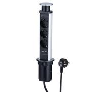 3P SCHUKO+2 USB 62557 TORRE MULTI-SOCKET ELECTRALINE