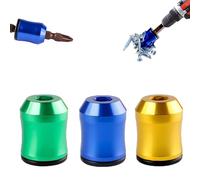 3pack Strong Magnetic Screw Ring for Drill, Magneticscrew Holder with Anti-Slip Design, 1/4 Inch/6.35mm Universal Screwdriver Head Magnetic Ring for Power Bits (B)