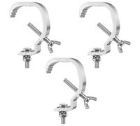 3Pack Truss Clamp 30-64mm Carga 15kg Gancho para Truss, Gancho Truss Garras Truss Ganchos Abrazaderas para Luz de Escenario, Enganche Truss Abrazadera Truss para Colgar Led Par Lights Hook C Clamps