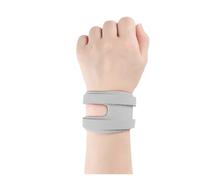 3Pairs Gym Sports Wristband Wrist Protector Palm Guard Support Adjustable Brace Strap Compression Gloves For Carpal Tunnel para Gimnasio, Musculacion(Gray)