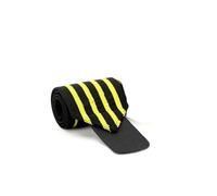 3Pairs Wristband Wrist Support Brace Straps Strength Weight Lifting Wraps Bandage Fitness Protective Equipment para Gimnasio, Musculacion(Black Yellow)