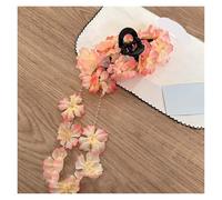 3pc Colorful Hydrangea Flower Hair Claw For Women Sweet Cute Petal Tassel Shark Clip Hairpin Accessories(Pink)