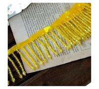 3pc Crystal Pendant Beaded Fringe Lace DIY Clothing Stage Home Curtain Trim Headwear Decorative Accessories(Transparent)