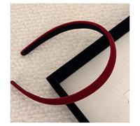 3pc Elegant Girl Hair Accessories Fashionable Ladies Headbands Vintage Black Red Headwear, Gift Gifts Party Hair Accessories(4)