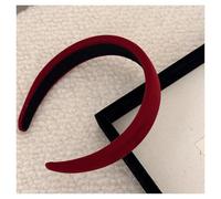 3pc Elegant Girl Hair Accessories Fashionable Ladies Headbands Vintage Black Red Headwear, Gift Gifts Party Hair Accessories(6)