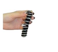 3pc Fashion Elastic Hair Band Women Pearl Spiral Rubber Bubble Braid Phone Cord Tie Accessories(Color 04)