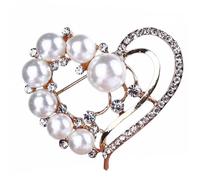 3PC Minimalist Brooch Metal Pin Elegant Jewelry Fashional Style For Office Lady Coat Suit Wedding Accessories(Color3)