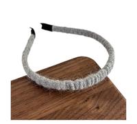 3pc Retro Autumn Winter Knitting Headbands Fashion Plush Elastic Hair Bands For Woman Girls Simple Sweet Temperament Hair Hoop(Blue)