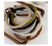 3pc Retro Autumn Winter Knitting Headbands Fashion Plush Elastic Hair Bands For Woman Girls Simple Sweet Temperament Hair Hoop(53X37X15MM)