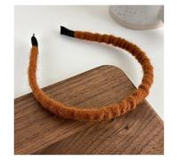 3pc Retro Autumn Winter Knitting Headbands Fashion Plush Elastic Hair Bands For Woman Girls Simple Sweet Temperament Hair Hoop(36X23X12MM)