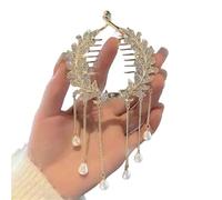 3PC Tassel Pearl Flower Hair Clips Ponytail Buckle Claw Butterfly Bow Korean Accessories(Color10)