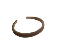 3pc Thin Headbands For Women Girls Solid Color Hairbands Make Up Hair Hoop Fashion Hair Accessories(Brown)