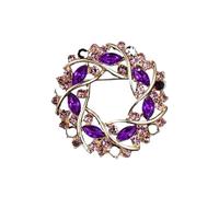 3pc Vintage Crystal Water-drop Brooches For Women Men Designer Elegant Rhinestone Flower Brooch Pin Party Office Jewelry Gift(BR2393-1)