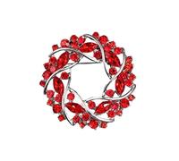 3pc Vintage Crystal Water-drop Brooches For Women Men Designer Elegant Rhinestone Flower Brooch Pin Party Office Jewelry Gift(BR2393-5)