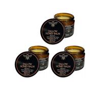 (3pcs)1-3x Organic Grass-Fed Beef Tallow Balm with Raw Honey 100g