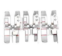 3pcs 1/4in acolchado Presser de metal de metal Conjunto de pie para la máquina de coser multifunción doméstica accesorios