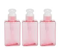 3pcs 100 ml de Bomba de plástico Recargable Dispensador de jabón para jabón para champú