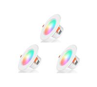 3Pcs 10W Tuya LED Downlight LED Lamp Bulb Dimmable RGB RF 2.4G Remote Group Control Led Spot Light