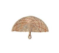 3pcs 16.5"*11" African Hand Fans Hand-woven/Decorative Fans, Wall Art Decor, with Leather Handles Men & Women for Wedding Celebration Birthday Theme Party Supplies Juneteenth(C)