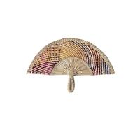 3pcs 16.5"*11" African Hand Fans Hand-woven/Decorative Fans, Wall Art Decor, with Leather Handles Men & Women for Wedding Celebration Birthday Theme Party Supplies Juneteenth(E)