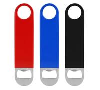 3PCS 17.8x4cm, brebotellas Abridores de Cerveza, Abridores de Botellas de Cerveza para Uso Doméstico, Acero Inoxidable, Diseño Compacto y Duradero