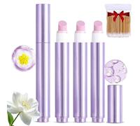 3Pcs 2025 Upgrade 3-In-1 Nail Care Pen,Cuticle Pusher Nail Oil Pen With Ceramic Tip,Moisturize Strengthen Brighten Nails Care,For Hangnails,Dry & Damaged Nails
