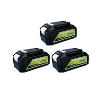 3pcs 24V 5000mAh Batería Recargable Li-Ion para Herramientas Eléctricas, Compatible con Greenworks 29842 29852 29322 20362 MO24B410 MO48L4211