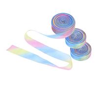 3pcs 25mm 10 Yard Ribbons for Gift Wrapping Hair Wedding Party Decoration Smooth Polyester Material Durable 3 Rolls 2.5cm Wide