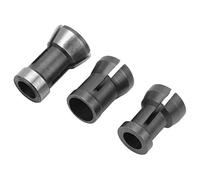 3pcs 6/6.35 / 8mm Adaptador de mandril Carpintería Fresado Recorte Cortador Chuck Cabeza de grabado
