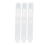3pcs 7 Ml de Biberón de Crema de Ojos Vacío Botella Ojo de Aceite Esencial Recipiente con Bola de Rodillo y Gorra