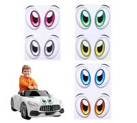 3PCS Adhesivos para Robot Aspirador, Cortacésped, Coche y Electrodomésticos, Ojos Adhesivos de PVC Impermeables y Anti-UV, Decoración Interior y Exterior Creativa con Pegatinas Divertidas