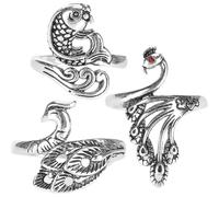 3Pcs Adjustable Knitting, Ring Crochet Loops Yarn Guide Crochet Ring for Loop Rings Fingers Adjustable Finger Holder Sewing Tools