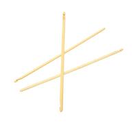 3Pcs Bamboo Tunisian Crochet Hook Set Double Ended Anti Slip Assorted Size Knitting Sewing Tools for Craft Lovers