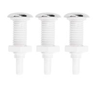 3pcs Bañera Boquilla de Aire PVC 30 Mm de SPA Recta SPA Burbujas de Burbujas Reemplazo para Bañeras de Hidromasaje Piscinas