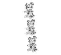 3pcs Bear Shaped Disco Mirror Decor Bear Party Decor Disco Decoration Christmas