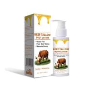 3PCS Beef Tallow Moisturizer Face Body Cream Deep Nourishing Improve Dryness Skin Grass Fed Grass Finished Cream For All Season