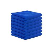 (3PCS,blue)12 Pack Cleaning Rag Microfiber Cleaning Cloth 9 Color Assorted Cleaning Towels for House Kitchen