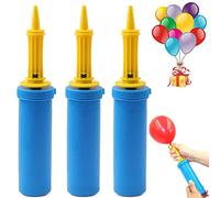 3pcs Bomba de Globo, Bomba Manual para Aire de Globos, Inflador Portátil de Látex para Cumpleaños y Bodas
