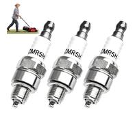 3Pcs Bujía para NGK CMR5H Stihl Honda Brisk Bosch Husqvarna Echo BR500 BR550 BR600 FC56 FC70 RZ7C RZ7CT10 965, Reemplazo de Bujías Cortadora de Césped