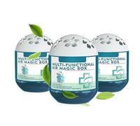3pcs Cajas Mágica De Eliminación De Polvo De Purificación De Aire Interior, 120g Cajas Mágica De Aire Multifuncional Con Recolección Automática De Polvo, Purificación DeAire Interior MagicBox