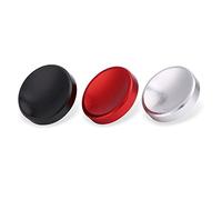 3PCS Camera Button, Aluminium Alloy Shutter Button with Concave Surface, Fits for Cameras with Screw Hole on The Shutter Release Button (Red Black Silver)
