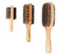 3pcs Cepillo para el cabello de cerdas para mujeres Cepillos para el cabello de goma de doble cara con cepillo de cerdas lisas y cómodas para bañarse, lavar el cabello y los pies, cepillos para el ca