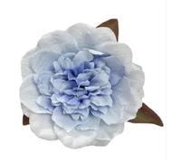 3pcs Cloth Simulation Flower Hair Clip Rose Hairpin Headdress Seaside Vacation Headwear For Girl Jewelry(B blue)