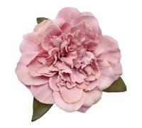 3pcs Cloth Simulation Flower Hair Clip Rose Hairpin Headdress Seaside Vacation Headwear For Girl Jewelry(B pink)
