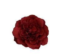 3pcs Cloth Simulation Flower Hair Clip Rose Hairpin Headdress Seaside Vacation Headwear For Girl Jewelry(A red)